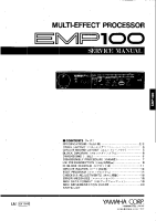 Yamaha EMP-100 - Service Manual